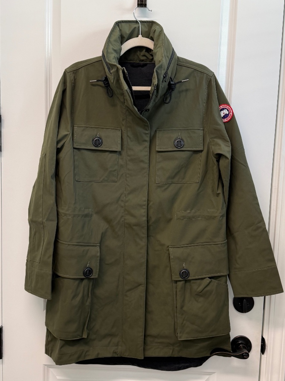 Canada Goose Lakeshore Utility Jacket Military Olive Green Large Like New